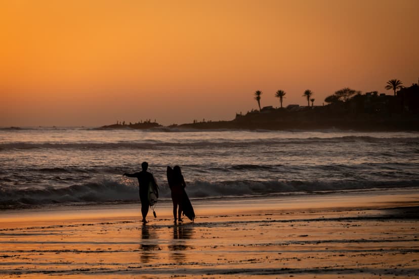 Atardecer en  