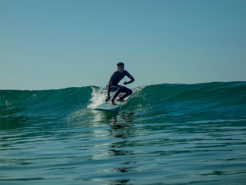 Surfistas en acción